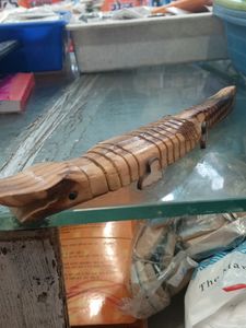 A Wooden Crocodile 🐊 Toy