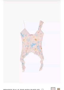 Floral Ruffle Cami