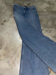 H&amp;M wide legs blue jeans