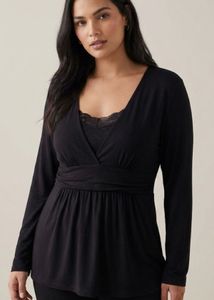 Elegant Black Long Sleeve Top