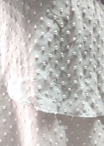 Grey Swiss Dot Tunic Top