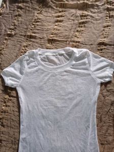 White Basic Tee /Top