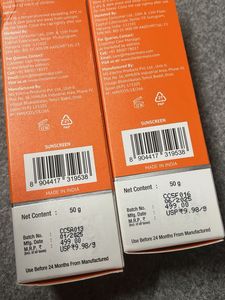 The Derma Co. Sunscreen SPF 50 pack 2