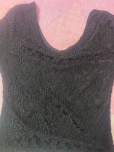 Black Lace Top