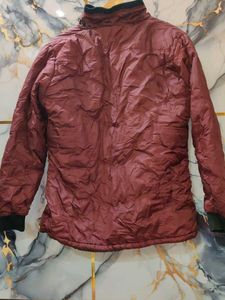 Maroon Padded Jacket upto XL XXL no flaws