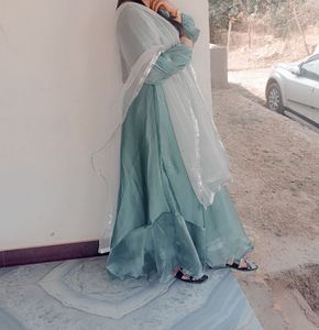 Sea Green Anarkali Suit