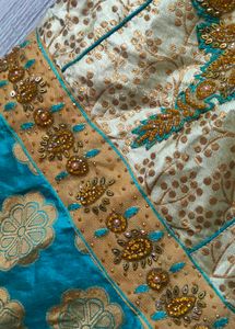 Beautiful Ethnic Pattu Long Frock
