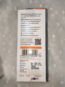 Plum Mandarin &amp; Vitamin C Serum