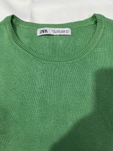 Green crop Top