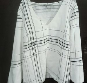 White Formal/Casual Top