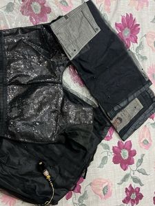 Black Colour Lengha For Women