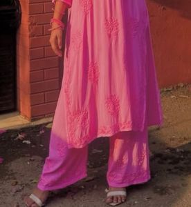 Chikankari kurti set