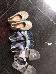 Girls' Shoes Bundle - Flats & Sandals