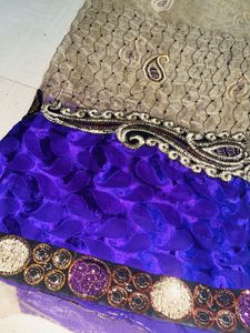 “Royal Blue Radiance – The Festive Elegance Saree”