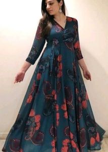 Floral Print Maxi Dress