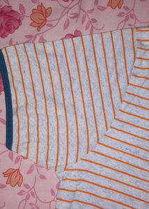 Striped Graphic Tee
