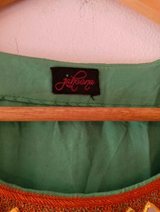 Jaheena Designer Mirror Work Anarkali