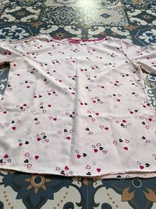 Light Pink A-line Casual Top💞