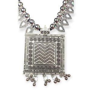 Statement Silver Necklace