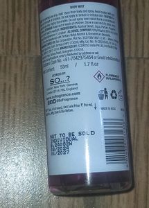 Vanilla Candy Mist, So..? Unique (Unused)