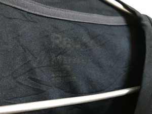 Reebok Black Long Sleeve T Shirt