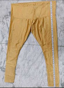 cream colour Silk plazzo salwar pant