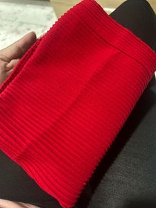 Chic Red Mini Skirt ♥️