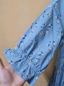 Floral Pleated Dress