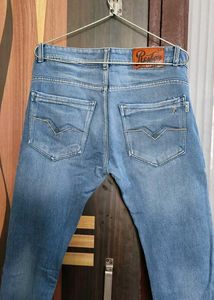 Blue Faded Denim