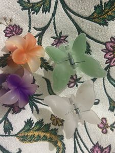 Cute flower and butterfly shaped Hair Clips