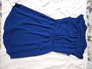 H&amp;M Navy Blue tie-up Short Dress