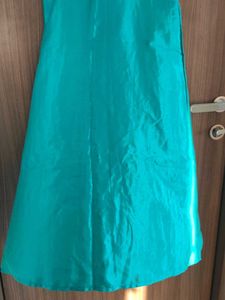 Teal Ethnic Kurta Top with pant set