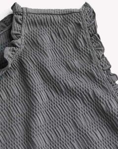 H&amp;M Smocked Crop Top