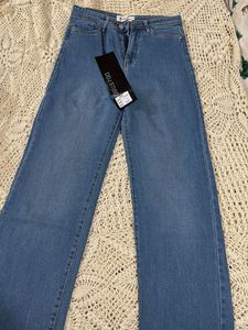 Wide Leg Denim Jeans
