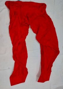 Red Suit Salwar Golden Sequins Work