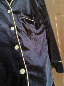 Navy Blue Night Suit