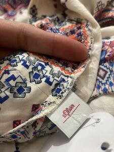 s.Oliver Imported Patterned Tunic Top