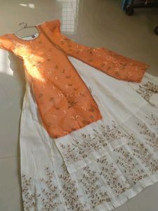 A Line Embroided Kurti