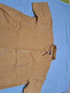 Textured Button-Down Shirt