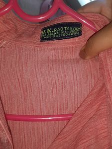 Salmon Pink Formal Shirt
