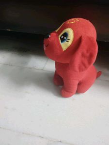 Cute Red Puppy Plush 2 Set