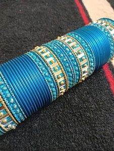 🆕 Blue Bangle Set