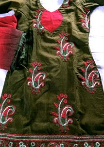 Chanderi Silk Tailor Made Designer Churidar