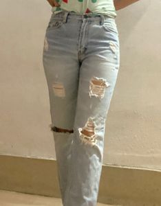 ripped denim
