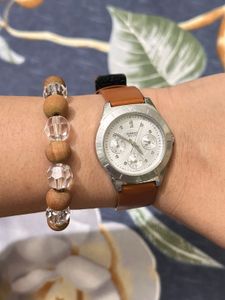Casio Chronograph Analog Watch – Silver Dial