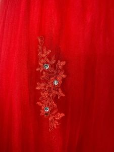 Red Tulle Ballgown