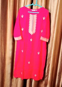 Pink Kurta Set Size 42 inches