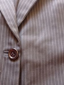 Black Blazer White Lines