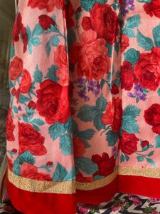 Floral stitched Lehenga Choli Set