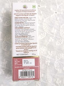 Mamaearth Lipstick &#34;04 Berry Nude&#34;
